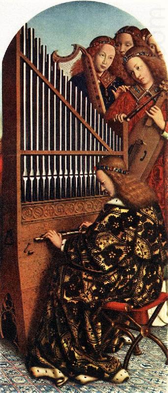 EYCK, Jan van Angels Playing Music china oil painting image